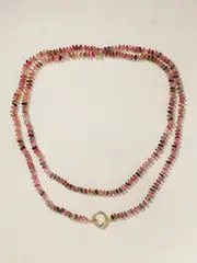 [Andrea Fohrman] Andrea Fohrman - Shooting Star 14-karat Gold Tourmaline And Diamond Necklace - Brown - One size One size Brown