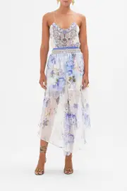 CURVED HEM PANT PAINT ME POSITANO