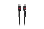 Monster USB-C to USB-C Braided Cable - Black 2m