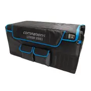 Companion Lithium 75L Nylon Dual Zone Fridge/Freezer Portable Cover Case Black