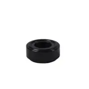 1pc Black Amplifier Speaker Hifi Audio Isolation Feet Pad Aluminum 39x17mm