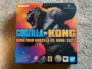 S.H.MonsterArts KONG Figure from GODZILLA Vs. Kong 2021 (NEW & SEALED) Bandai