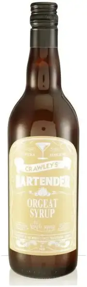 Crawleys Bartender Orgeat Syrup 750ml