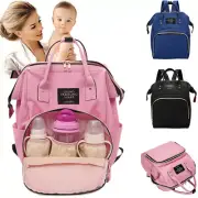 Luxury Baby Diaper Bag Nappy Backpack Waterproof Mummy Changing Bag Flodable