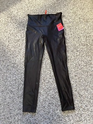 Spanx New Brown Faux Leather Leggings - Size XL
