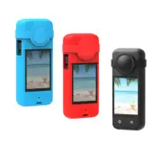 Shockproof Silicone Protective Case Cover with Lens Cover for Insta360 ONE X3 D