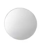 E Style Coco 80cm Iron/MDF Round Wall Mirror Hanging Home Room Decor White