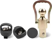 GNXA2062 Puck System Gooseneck Ball Kit Fits Dodge Ram 2500 3500 2013-2024, 2-5/16" Gooseneck Hitch Ball, 30K LBS GTW