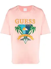 在飛比找Farfetch優惠-x GUESS graphic print T-shirt