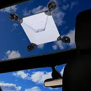 Starlink Mini Suction Cup Mount, Car Sunroof and Rear Window Mount for Starlink Mini Antenna, Double-Sided Installation Roof Mount, Portable Car Windows Strong Vacuum Suction Cup Mount