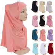 7-12Y Muslim Instant Hijab Kids Girls Scarf One Piece Amira Islamic Headscarf