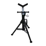 Industrial V Head Pipe Stand with Adjustable Height, Folding Pipe Jacks