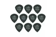 10 x Jim Dunlop Tortex Jazz 3 Pitch Black .73mm Guitar Picks III Free Post