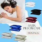 2 x Luxury Silky/Satin Pillowcase