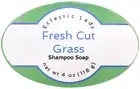 Fresh Cut Grass Shampoo Soap Bar By Eclectic Lady, 4 oz Bar