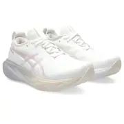 ASICS Women's Gel-Nimbus 25 Anniversary Running Shoes, White/Rose DUST