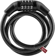 Biking Cable Lock - 4 Digit Biking Lock | Portable Heavy Duty Lock, Anti-Theft Protection for Outdoor Equipment, Scooter