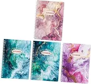 FOMIYES Small Planners Marble Patterns Pcs a Spiral Bound Notebooks for Teachers Weekly Planners Academic Notebooks
