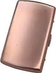 [Lorxilar] Cigarette Case Holder Vintage Purple Copper Cigarette Case Portable Carrying Case for Men and Women,M,Purple