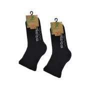 Bamboo 1/4 Crew Cushion Foot Loose Top socks | 2 Pack | SEAMLESS | SOX BY ANGUS