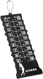 BESPORTBLE Portable Golf Score Counter Compact Golfing Device with Hanging Chain for Durable and Reusable Tool for Golf Enthusiasts and Competitions