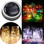 10LED Fairy Light Solar String for Mason Jar Insert Color Changing Garden