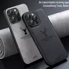 ShockProof Leather Deer Case For iPhone 16 15 Pro Max 14 13 12 11 Elk Soft Cover