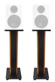 (2) Rockville 28" 2-Tone Studio Monitor Speaker Stands For Rockville APM6W