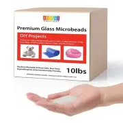 Weighted Beads for Stuffed Animals, Glass Microbead Filler for Blankets, 10 lbs