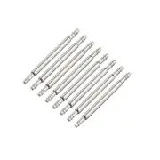 Spring Bar Pins 17mmx1.5mm Double Fringe Stainless Steel Watch Band Pins 8Pcs