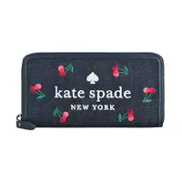 在飛比找蝦皮商城優惠-Kate Spade字母刺繡lLOGO三色櫻桃設計丹寧布12