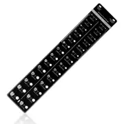 Nut and Bolt Thread Checker 28 Sizes Screw Bolt and Nut Identifier Gauge with...