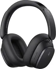 Baseus Bowie H1 Pro Active Noise Cancelling Wireless Headphones, 70-Hour Battery Life, Hi-Res Certified, 45dB Noise Cancellation, LHDC Audio Decoding, for Travel, Home, Office, Gaming (Cluster Black)