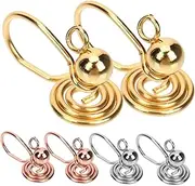 [BESPORTBLE] Non-pierced Spiral Earrings for Keloids Ear Cuff Jewelry Pressure Clip Earring Cuffs for Women