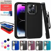 For iPhone 11 / 11 Pro Max Shockproof Heavy Duty Defender Hard Case W/Belt Clip