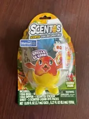 Scentos Scented Easter Egg Decorating Dino Fun Kit Brand New W/ Egg Base Holder