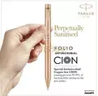 Parker Folio Anti Microbial Copper Ion Plated Ball Point Pen - CION Coated