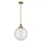 Innovations 202-12-LED XXL Beacon Stem Mini Pendant, BBR - 201S-BB-G202-12-LED