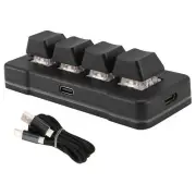 MK424U 4-Key Customized Keyboard with Mechanical Switch USB Connection8052