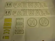 IHC International Farmall Model H Decal Set VINYL Cut FREE SHIPPING