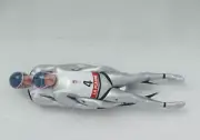 Stefan Kraube;Jan Behrendt of Germany compete in the Men's Luge Do- Old Photo