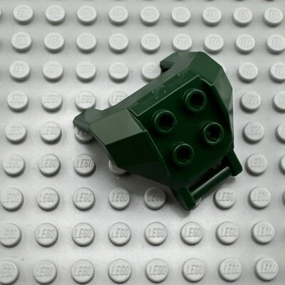 LEGO Large Figure Armor - Dark Green - Chest with 4 Studs and Bar Handle