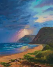 Storm on the Ocean Near Garie Beach, NSW