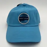PGA Tour Hat Adjustable Golf Cap Blue Golfing Guy Baseball Type Embroidered