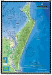 Boating, Fishing, Qld Marine Safety Chart - FRASER ISLAND & OFFSHORE + BONUS