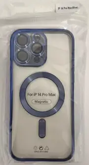 Apple iPhone 14 Pro Max, Blue Color Wireless Case