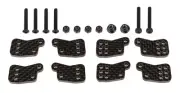 Team Associated FT Rear Hub Tower Set Carbon Fiber RC8B4.1 RC8B4.1e 81649