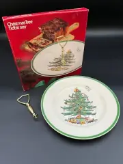 Spode Christmas Tree: Single Tidbit Tray with Box