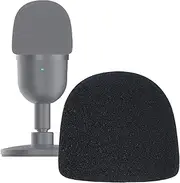 SUNMON Seiren Mini Pop Filter Foam Cover - Professional Mic Windscreen Wind Cover for Razer Seiren Mini USB Streaming Microphone to Minimise Plosives