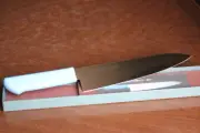 Kataoka MASTER COOK MCGK210M Chef's knife 21cm Antibacterial Handle Brown USA